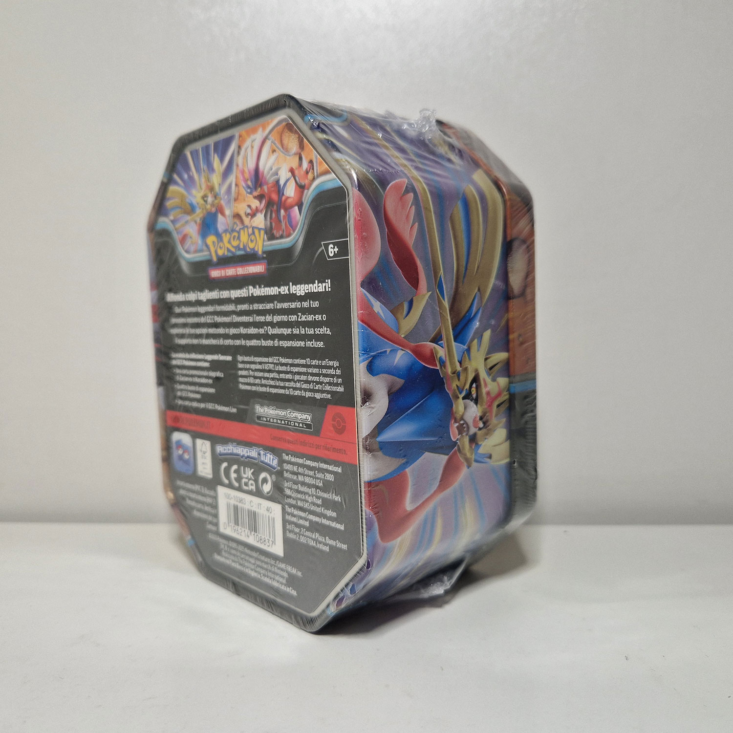 Tin da collezione Pokèmon Slashing Legends: Koraidon ex NUOVO - ITA - immagine 4