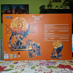 Statua in Resina Tsume HQS - One Piece: Portgas D Ace (48cm con luci) - immagine 4