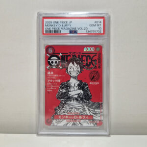 Monkey D Luffy ST21-014 RED Magazine JAP - Gradata PSA 10