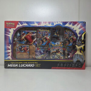 Collezione con Statuina Pokèmon: Mega Lucario ex NUOVO
