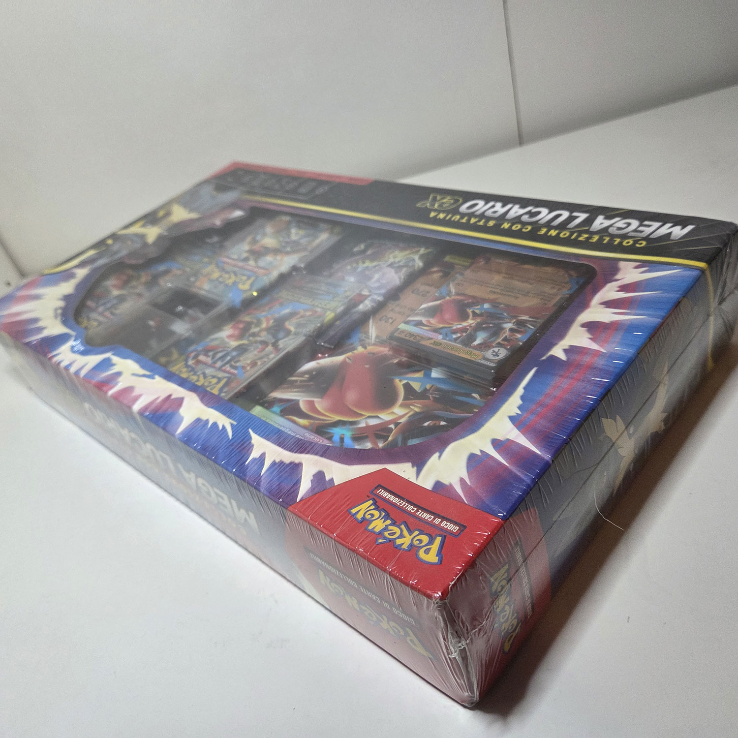 Collezione con Statuina Pokèmon: Mega Lucario ex NUOVO - immagine 7