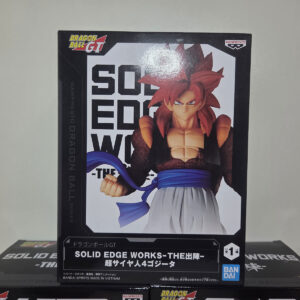 Set 3 Figure Solid Edge Works Dragon Ball GT: Goku, Vegeta e Gogeta Ssj 4 NUOVO - immagine 2