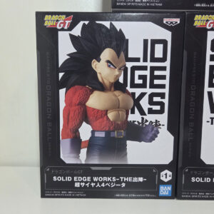 Set 3 Figure Solid Edge Works Dragon Ball GT: Goku, Vegeta e Gogeta Ssj 4 NUOVO - immagine 3