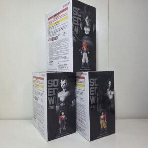 Set 3 Figure Solid Edge Works Dragon Ball GT: Goku, Vegeta e Gogeta Ssj 4 NUOVO - immagine 6