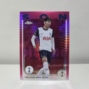Topps Chrome UEFA 24/25: Son Heung-min Pink numerata 161/175