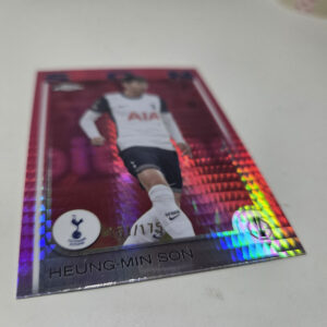 Topps Chrome UEFA 24/25: Son Heung-min Pink numerata 161/175 - immagine 3