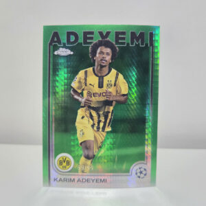 Topps Chrome UEFA 24/25: Karim Adeyemi - Green numerata 99/99