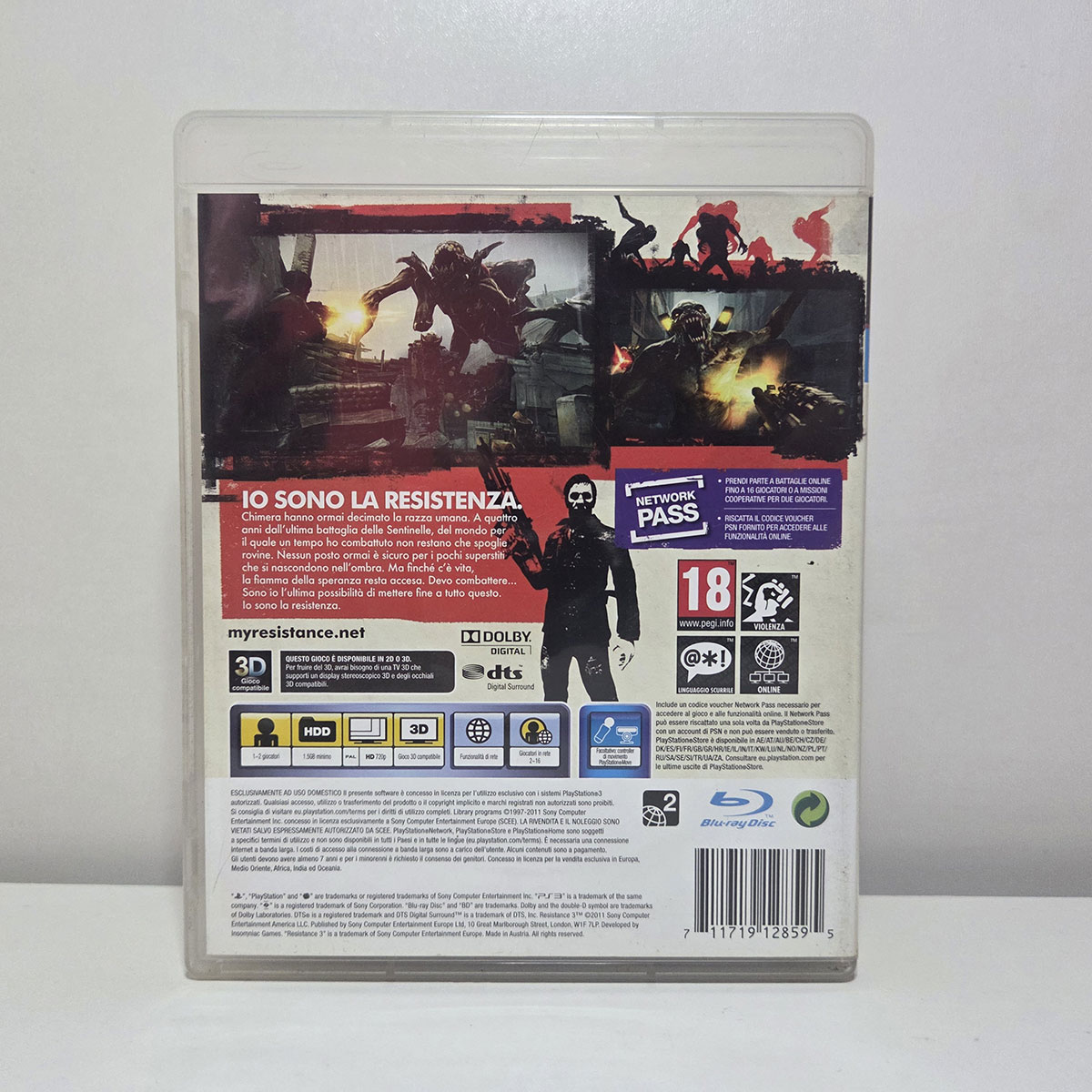 Resistance 3 per Playstation 3 PAL (completo) - immagine 2