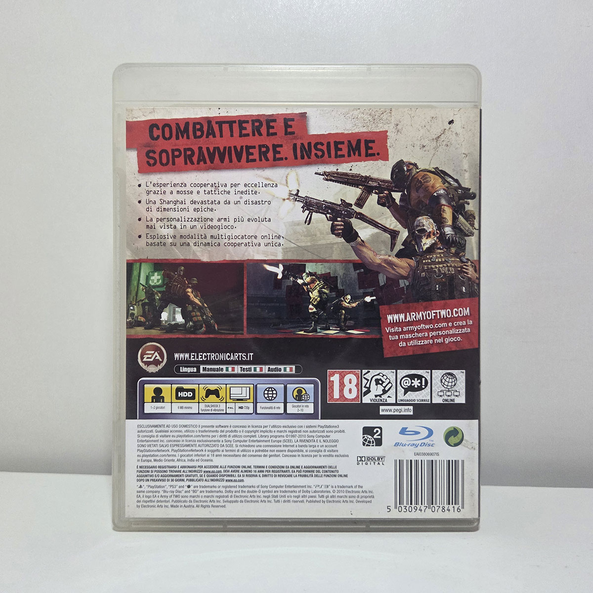Army of Two: 40esimo Giorno per Playstation 3 PAL (completo) - immagine 2