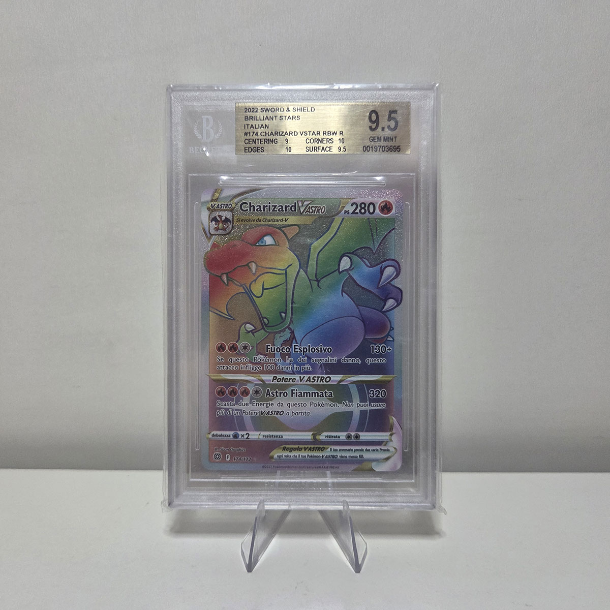 Charizard Vastro (BRS 174) ITA - Gradata BGS 9.5