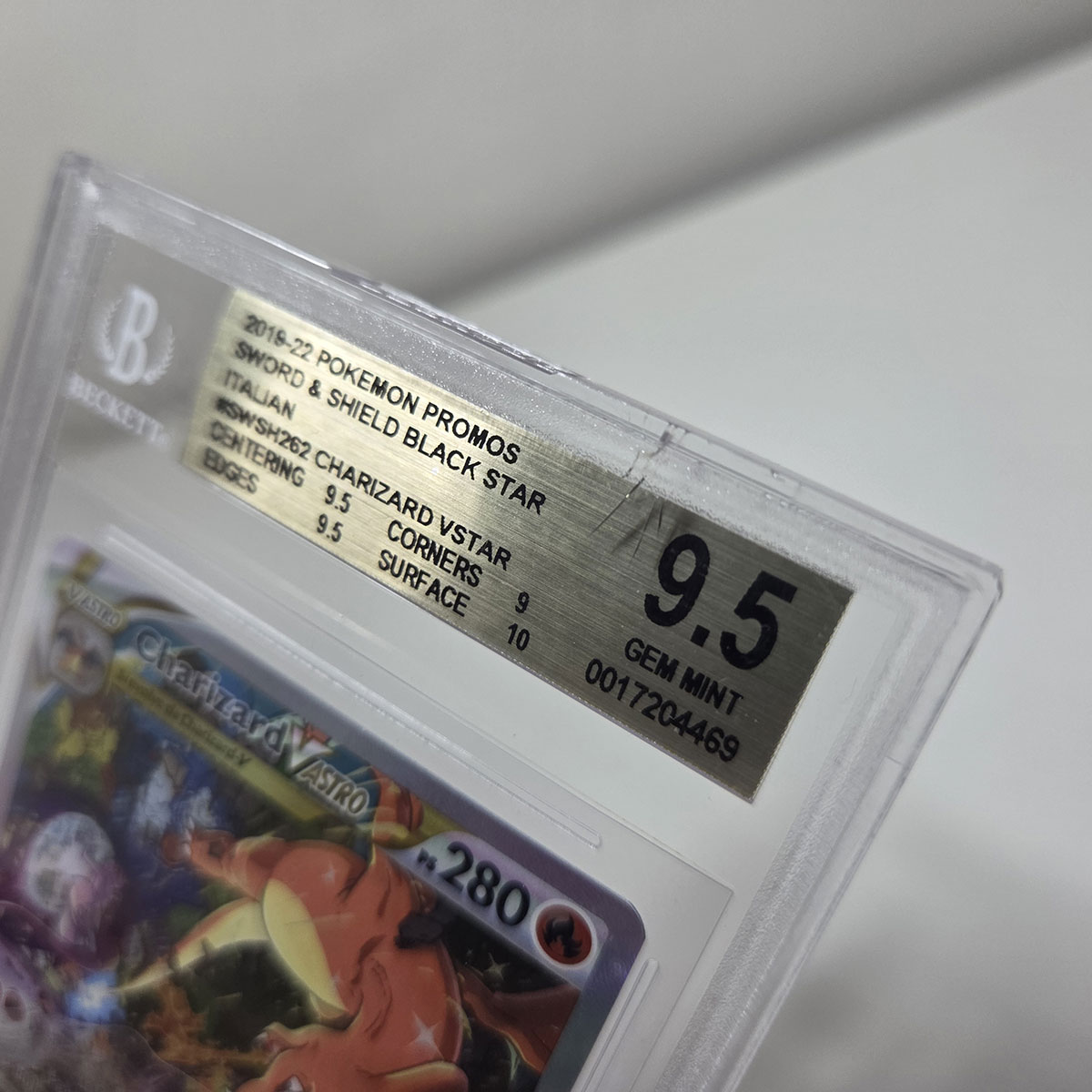 Charizard Vastro (SWSH 262) ITA - Gradata Beckett BGS 9.5 - immagine 5